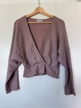 Urban Outfitters V-Neck Wrap Sweater Knit Top
